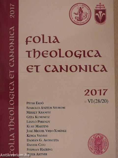 Folia Theologica et Canonica 2017