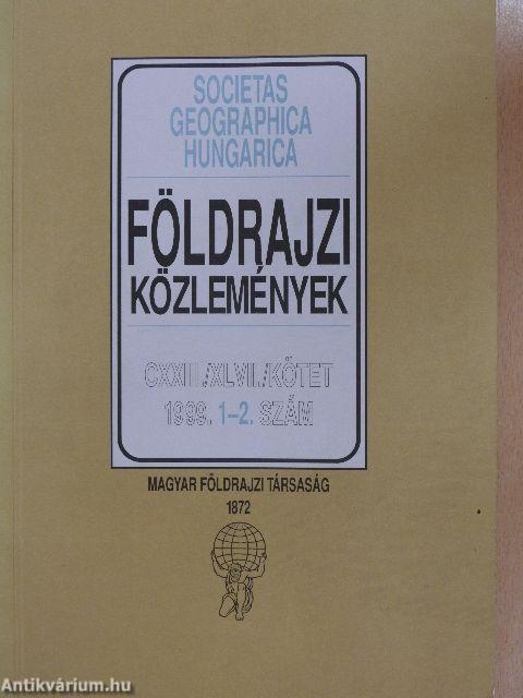 Földrajzi Közlemények 1999/1-2.