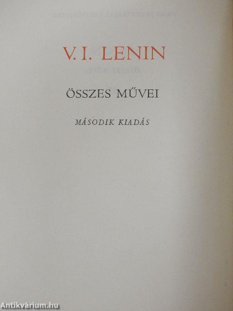 V. I. Lenin összes művei 37.