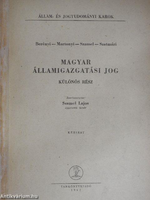 Magyar államigazgatási jog