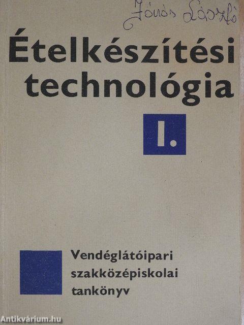 Ételkészítési technológia I.