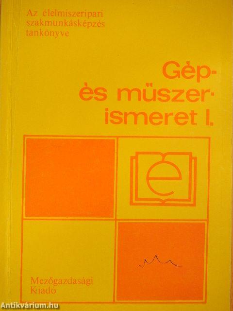 Gép- és műszerismeret I.