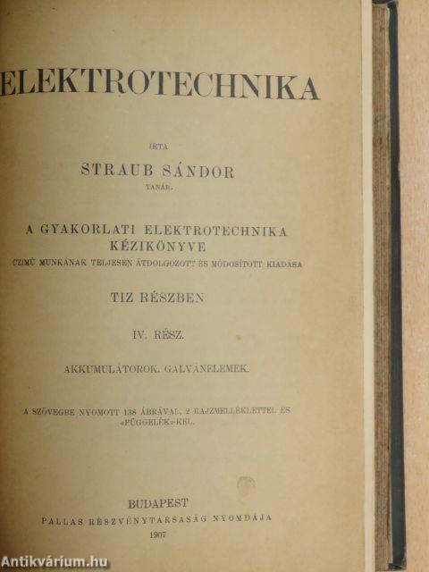 Elektrotechnika IV.