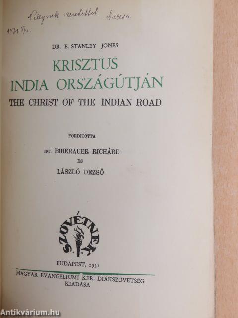 Krisztus India országútján