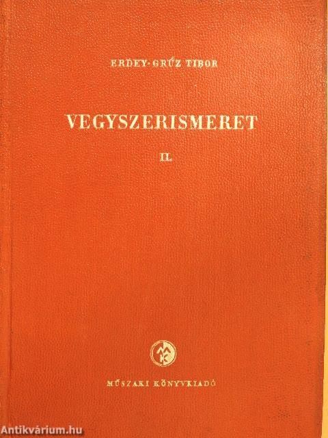 Vegyszerismeret II.