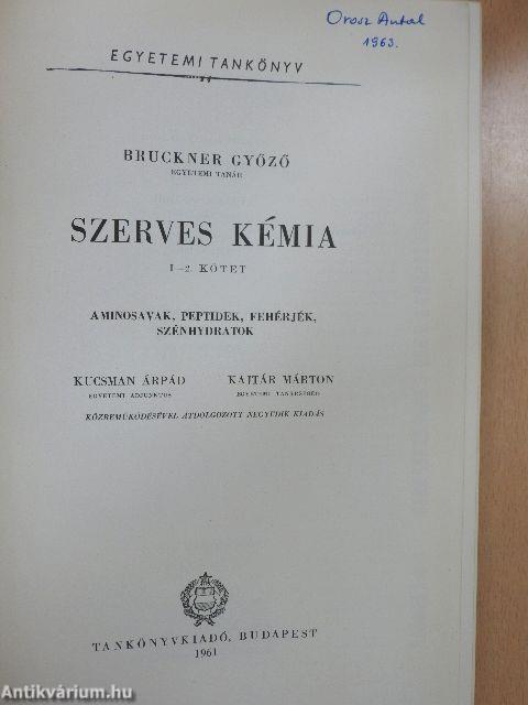 Szerves kémia I/1-2.
