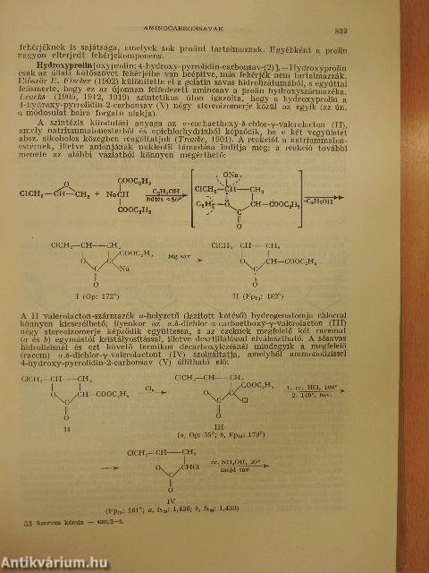 Szerves kémia I/1-2.