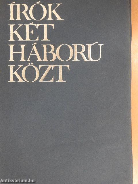 Írók két háború közt