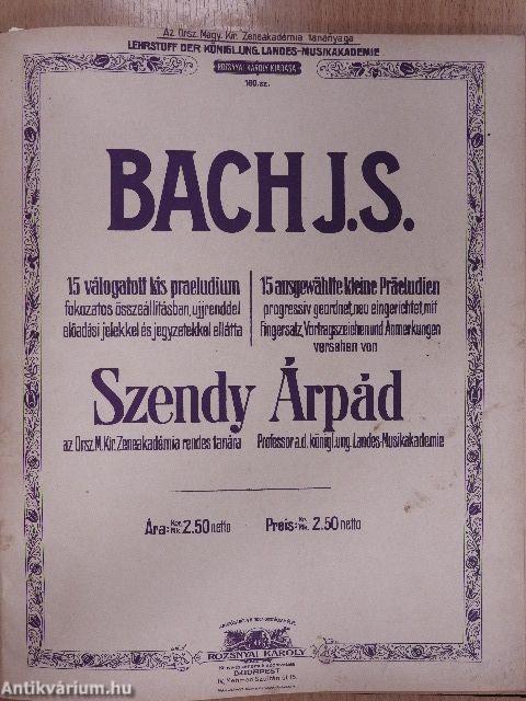 Coloman Chován Kálmán szerzeményei és átdolgozásai zongorára/15 válogatott kis Praeludium/A kézügyesség iskolája I-II.