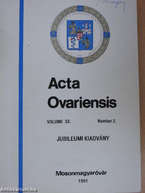 Acta Ovariensis 33/2.