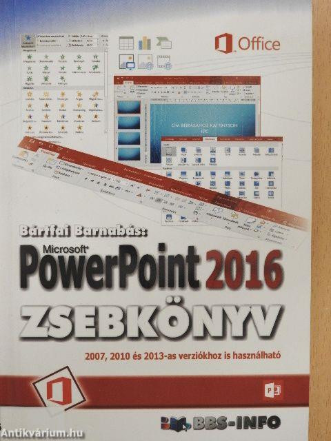 Microsoft PowerPoint 2016 zsebkönyv