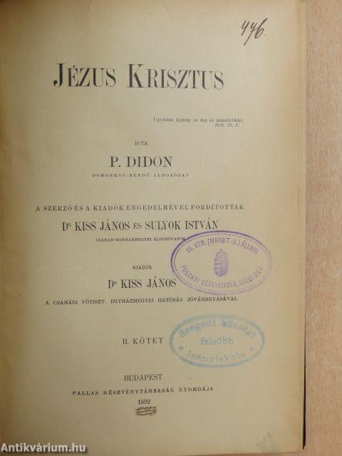 Jézus Krisztus II. (töredék)