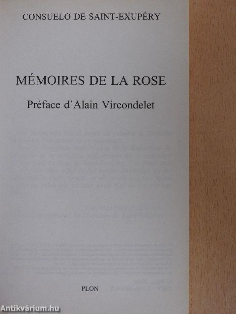 Mémoires de la rose