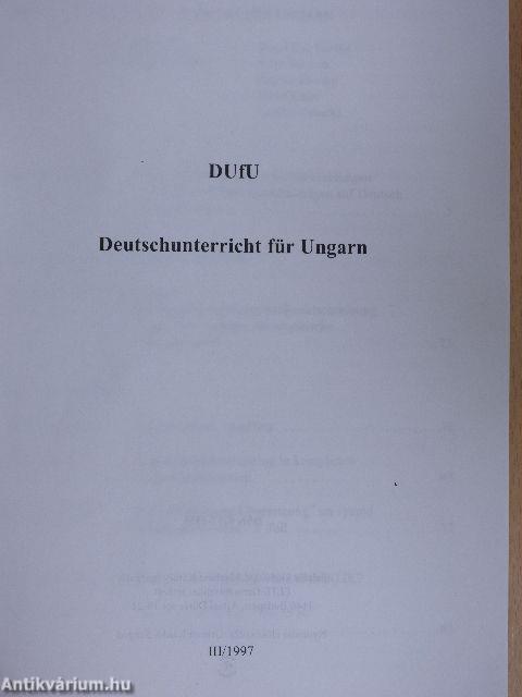 DUfU Deutschunterricht für Ungarn III/1997