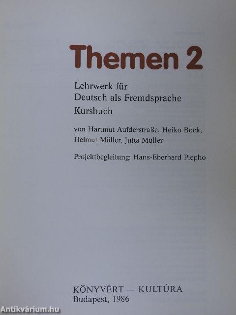 Themen 2 - Kursbuch/Arbeitsbuch