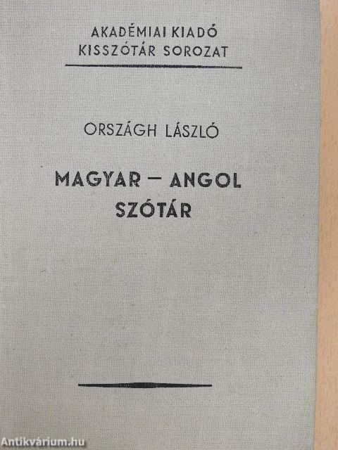 Magyar-angol szótár