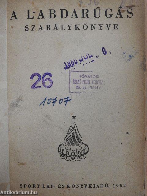A labdarúgás szabálykönyve