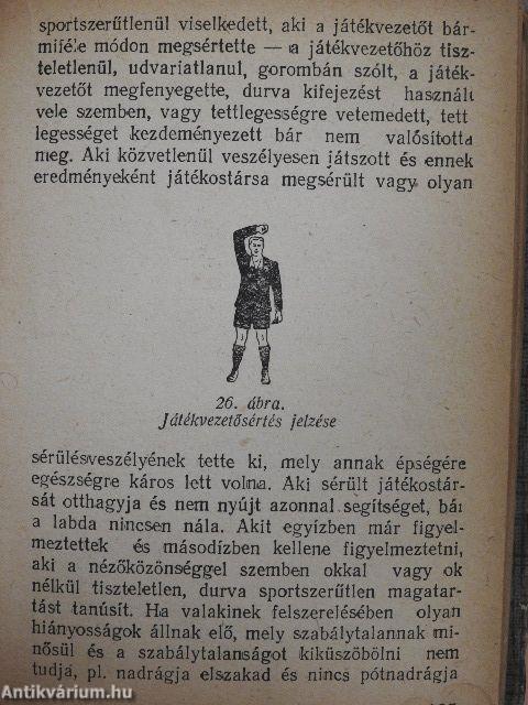 A labdarúgás szabálykönyve