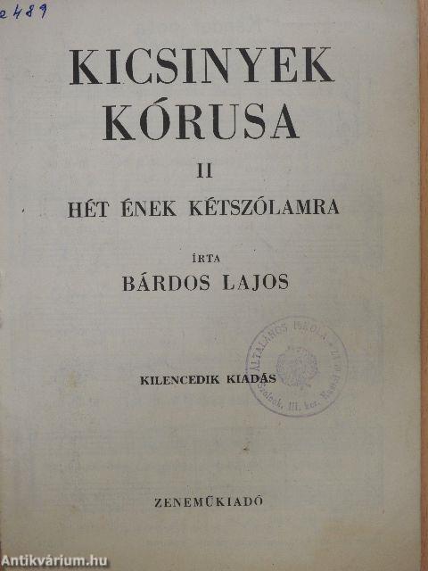 Kicsinyek kórusa II.