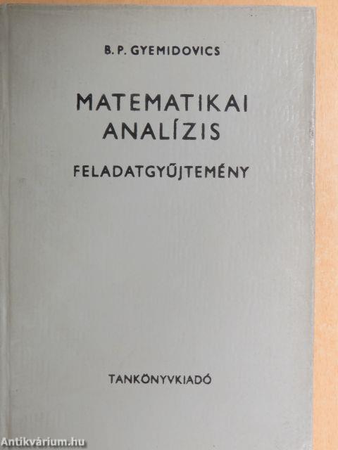 Matematikai analízis