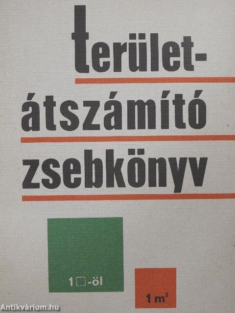 Területátszámító zsebkönyv