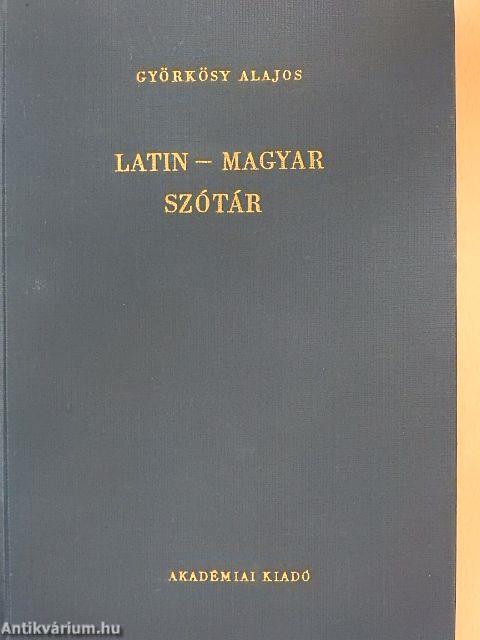 Latin-magyar szótár