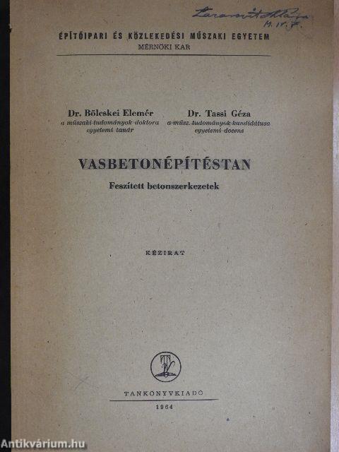 Vasbetonépítéstan