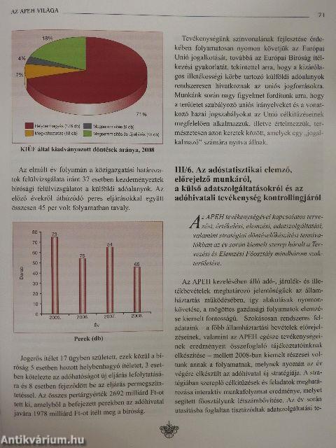 Az APEH világa 2008 - Évkönyv