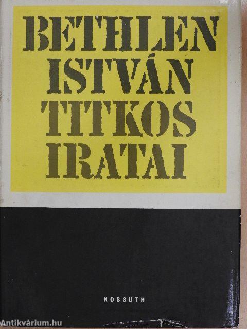 Bethlen István titkos iratai