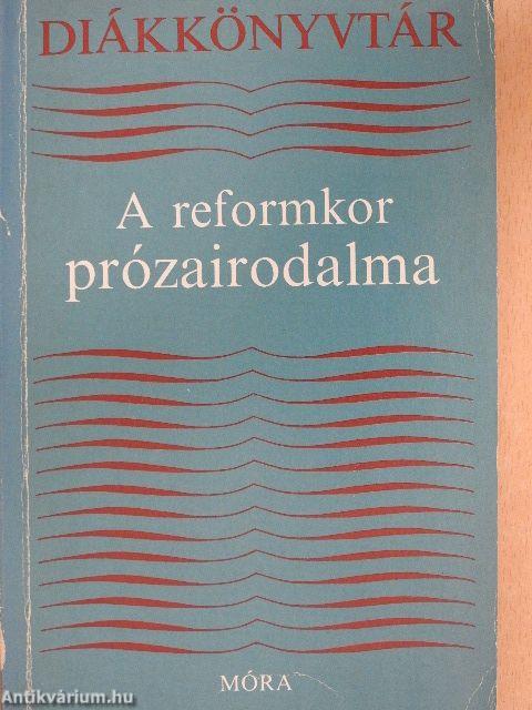 A reformkor prózairodalma