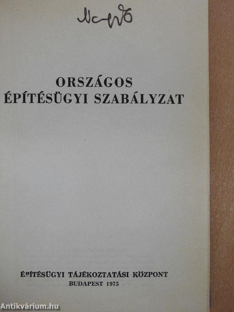 Országos Építésügyi Szabályzat