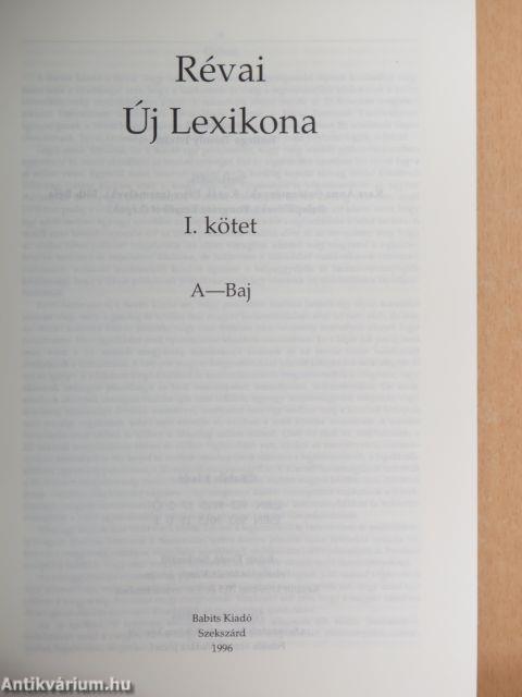 Révai új lexikona 1-19./Magyarország a XX. században I-V.