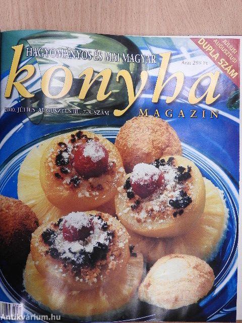 Hagyományos és Mai Magyar Konyha Magazin 1999-2001. (vegyes számok) (6db)