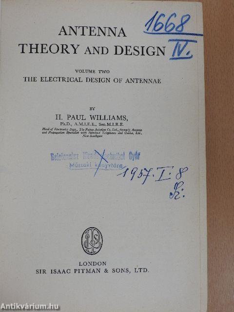 Antenna Theory and Design 2.