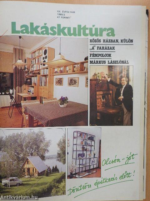 Lakáskultúra 1985-1986./Extra Lakáskultúra (vegyes számok) (8db)