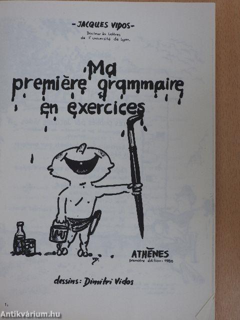 Ma premiére grammaire en exercices 1.