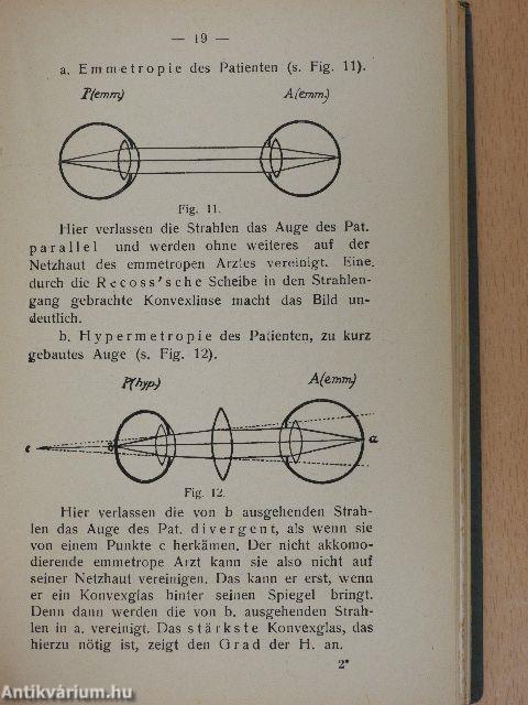 Grundriß der Augenheilkunde