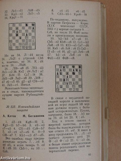 Botvinnik sakk kreativitása I-III (orosz nyelvű)