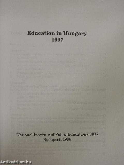 Education in Hungary 1997