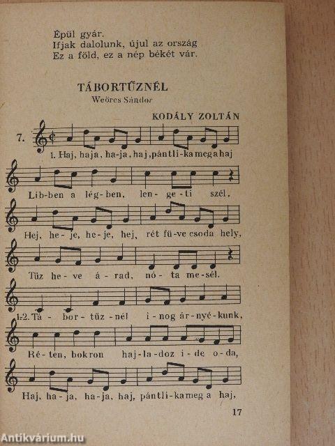 111 dal úttörőknek