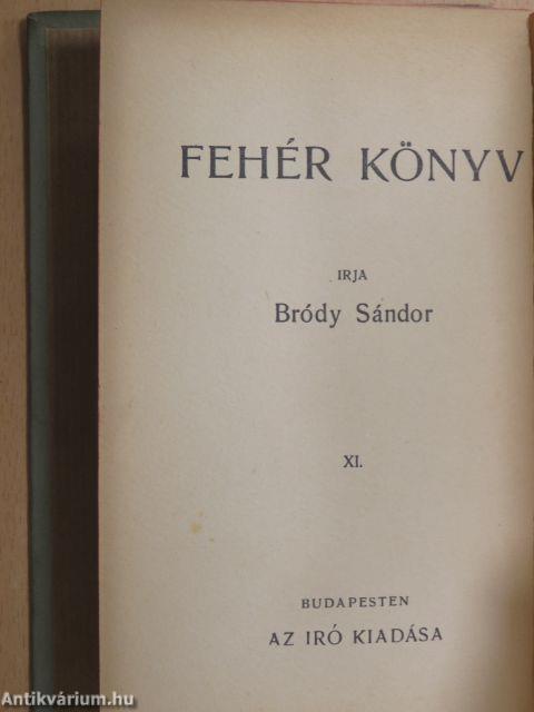 Fehér Könyv 1900. november