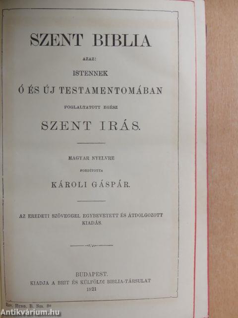 Szent Biblia