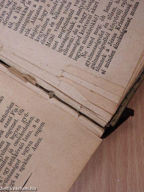 Közönséges isteni tiszteletre rendelt énekes könyv (rossz állapotú)