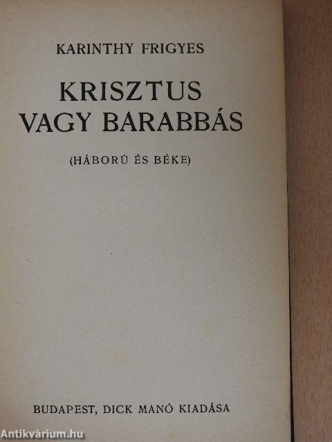 Krisztus vagy Barabbás