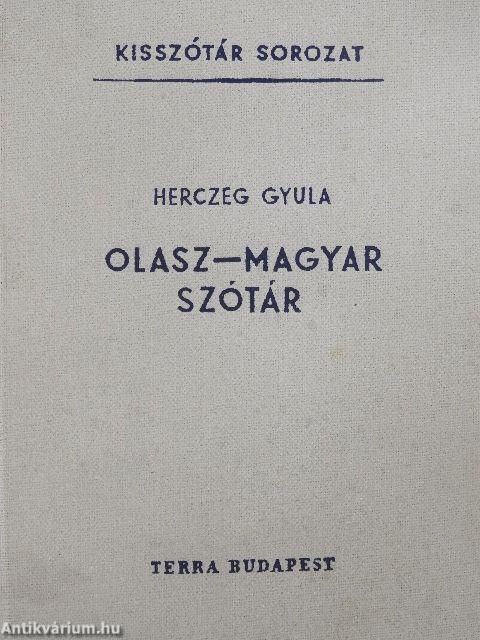 Olasz-magyar szótár