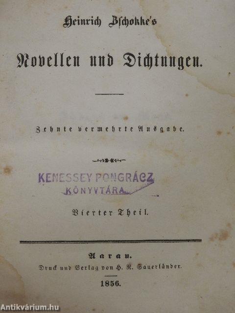 Heinrich Zschokke's Novellen und Dichtungen 4. (gótbetűs)