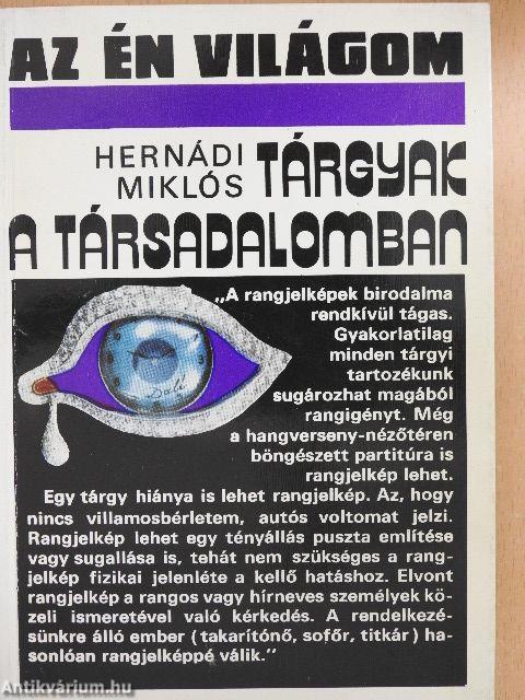 Tárgyak a társadalomban