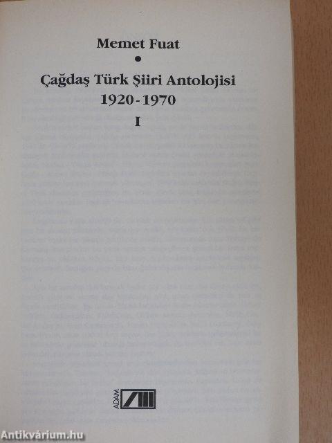 Cagdas Türk Siiri Antolojisi I-II