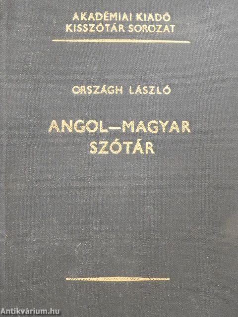 Angol-magyar szótár