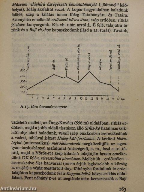 Gerecse, Vértes, Velencei-hegység